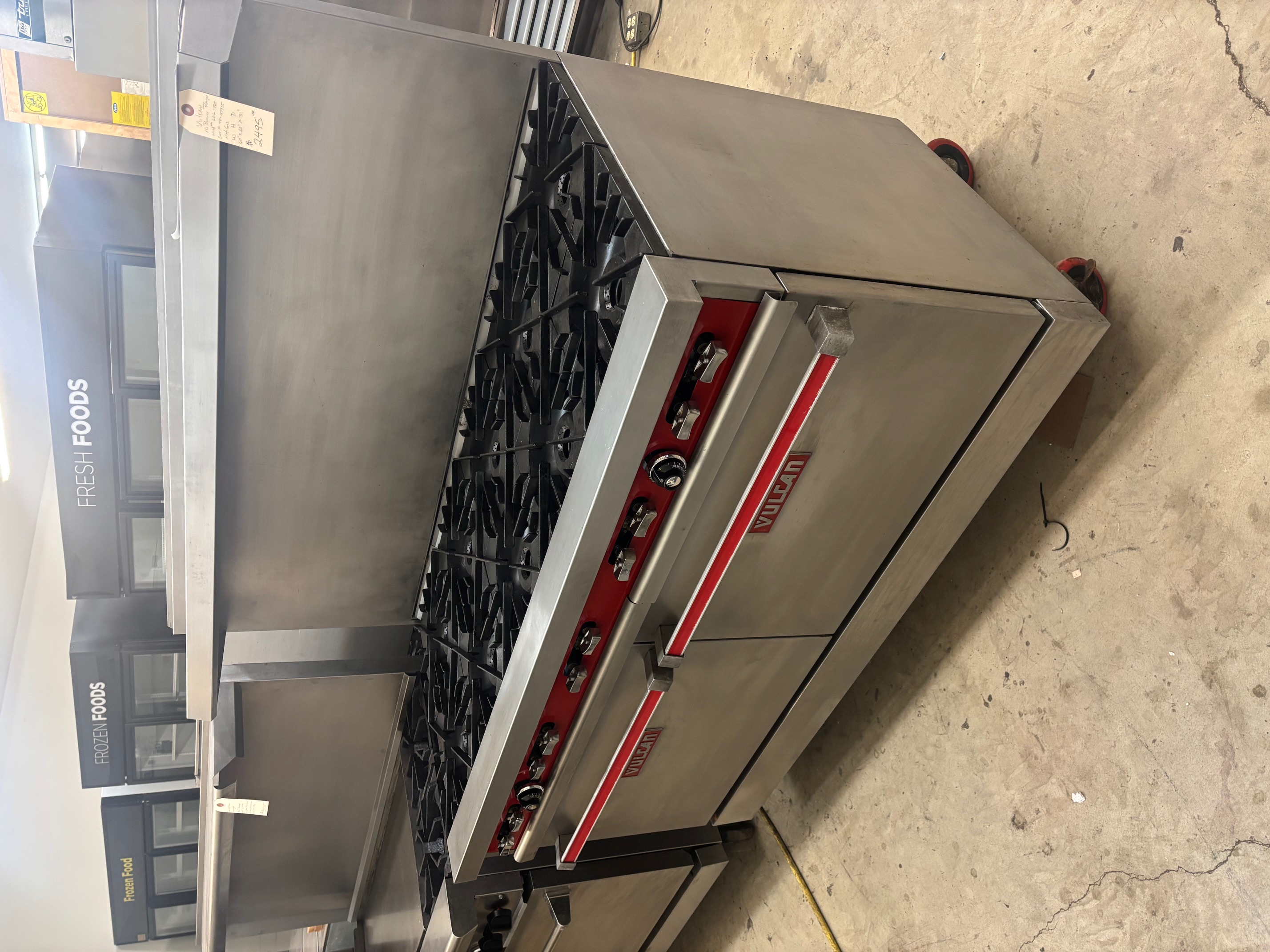 Vulcan 10 Burner Range
